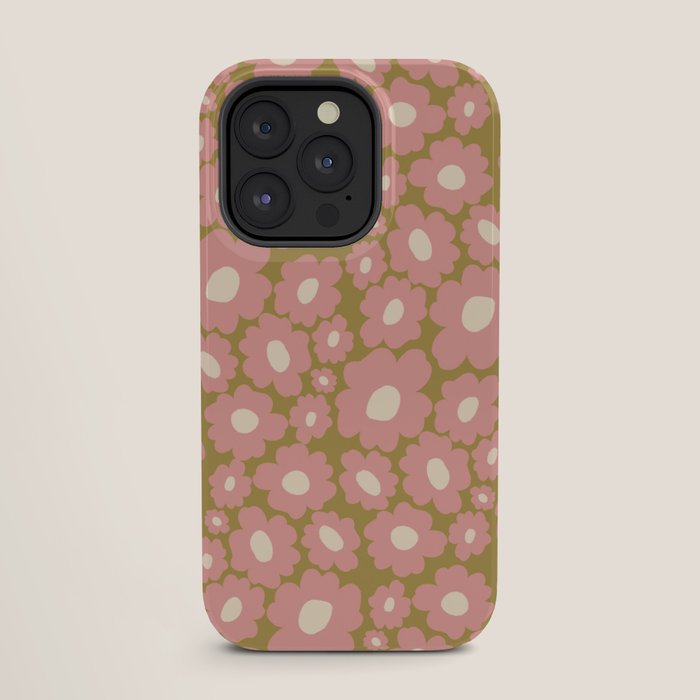 70������������������s Retro Floral  iPhone Case