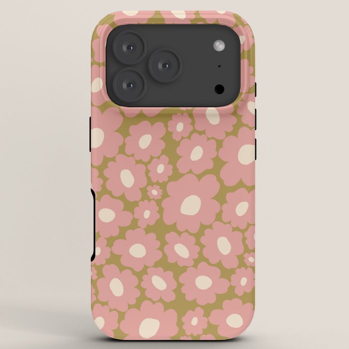 70������������������s Retro Floral  iPhone Case