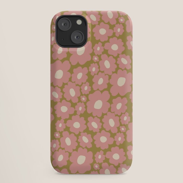 70������������������s Retro Floral  iPhone Case