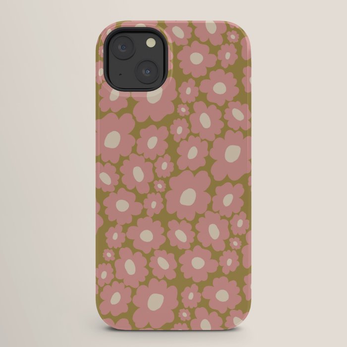70������������������s Retro Floral  iPhone Case