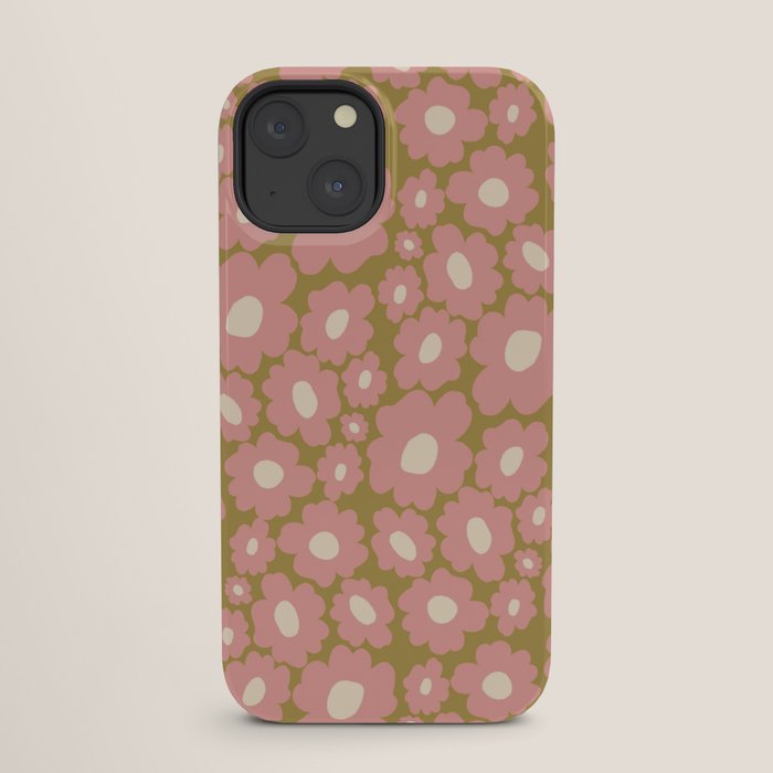 70������������������s Retro Floral  iPhone Case