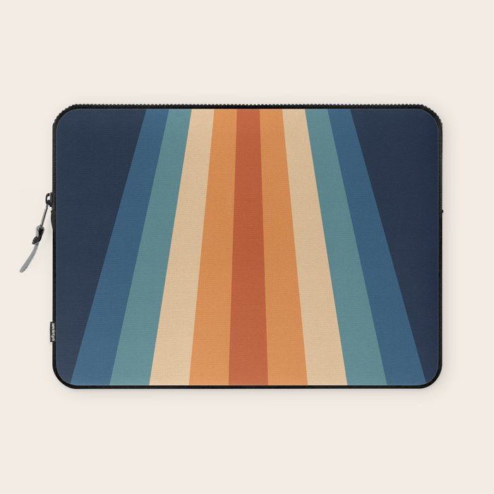 70's Retro Stripes Laptop Sleeve