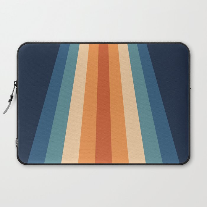 70's Retro Stripes Laptop Sleeve