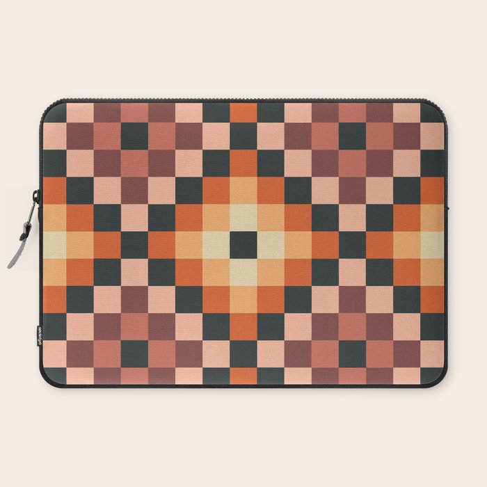 70s color squares pattern  Laptop Sleeve