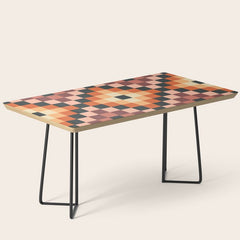 70s color squares pattern  Coffee Table