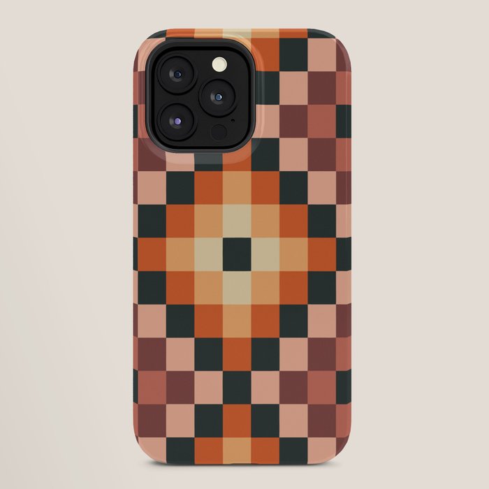 70s color squares pattern  iPhone Case