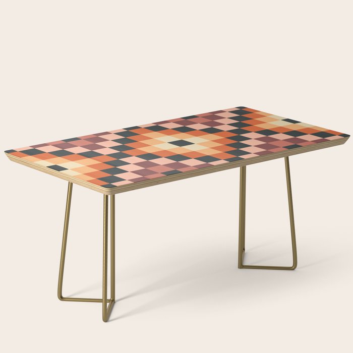 70s color squares pattern  Coffee Table