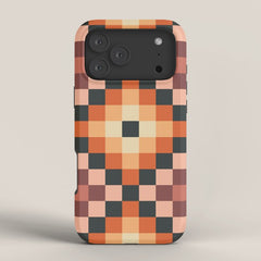 70s color squares pattern  iPhone Case