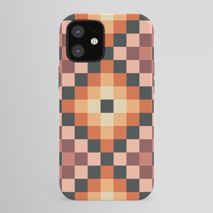 70s color squares pattern  iPhone Case