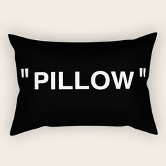 " Art " (Negative) Rectangular Pillow