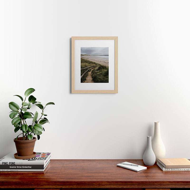 A day at the beach - Landscape and Nature Photography Framed Art Print