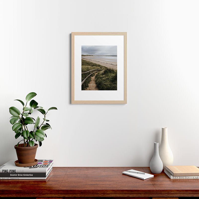 A day at the beach - Landscape and Nature Photography Framed Art Print