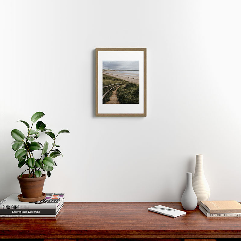 A day at the beach - Landscape and Nature Photography Framed Art Print