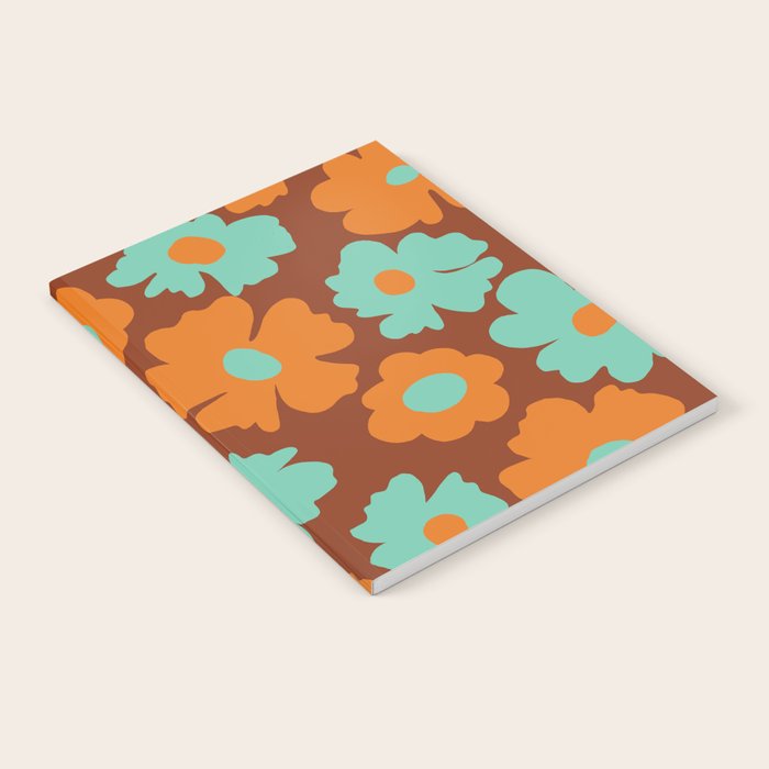 70's Retro print Notebook