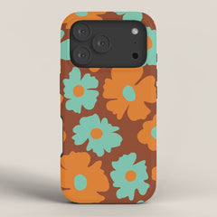 70's Retro print iPhone Case