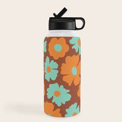 70's Retro print Water Bottle