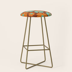 70's Retro print Stool