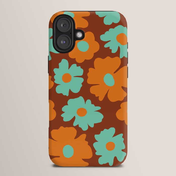 70's Retro print iPhone Case