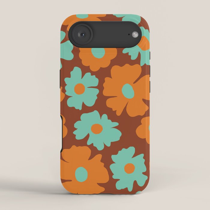 70's Retro print iPhone Case