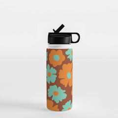 70's Retro print Water Bottle