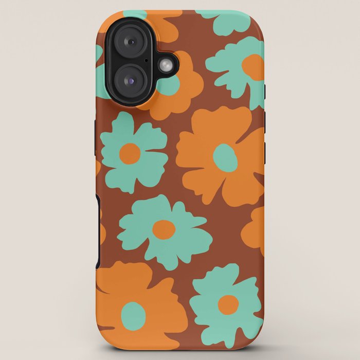 70's Retro print iPhone Case