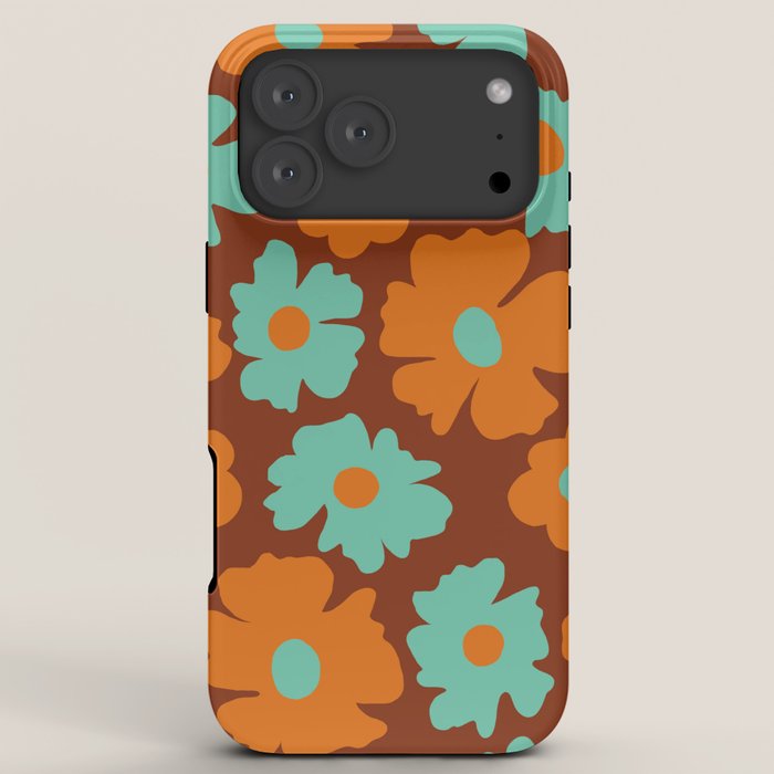 70's Retro print iPhone Case
