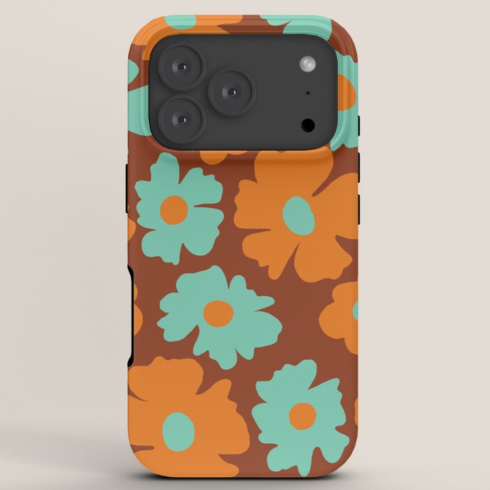 70's Retro print iPhone Case