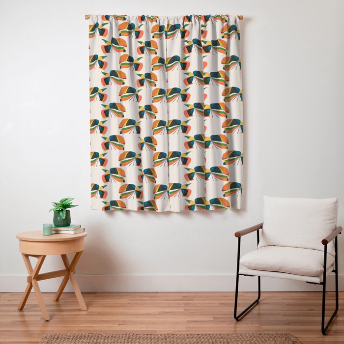 A bird Window Curtain