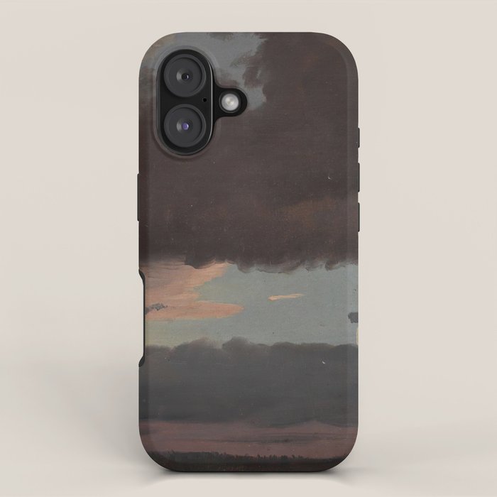 "Cloud Study" by Knud Baade, 1839 iPhone Case