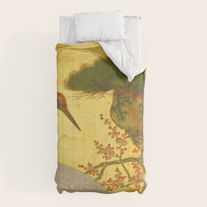 16th Century Japanese Birds & Flowers Comforter