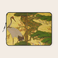 16th Century Japanese Birds & Flowers Laptop Sleeve