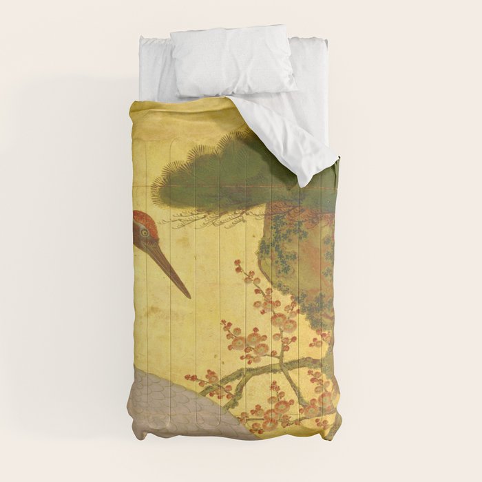 16th Century Japanese Birds & Flowers Comforter