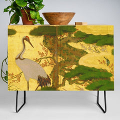 16th Century Japanese Birds & Flowers Credenza