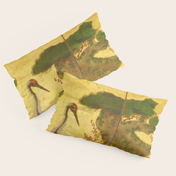 16th Century Japanese Birds & Flowers Pillow Sham
