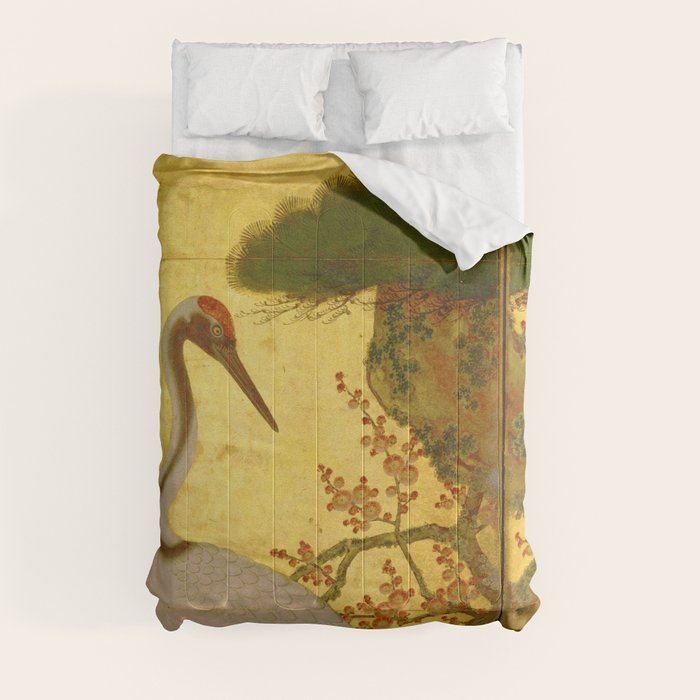 16th Century Japanese Birds & Flowers Comforter