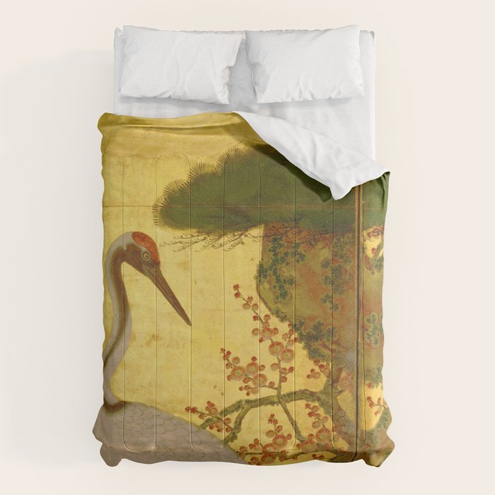 16th Century Japanese Birds & Flowers Comforter