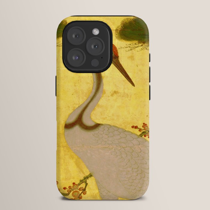 16th Century Japanese Birds & Flowers iPhone Case