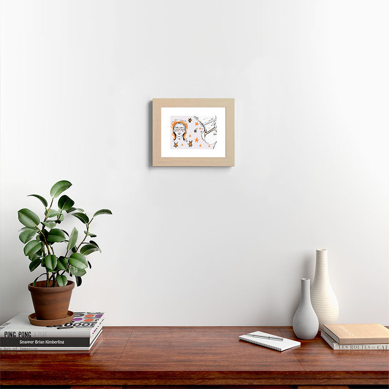 666 Framed Art Print