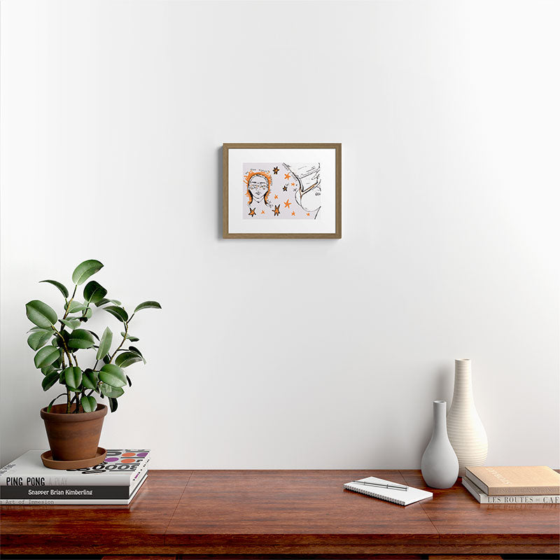 666 Framed Art Print