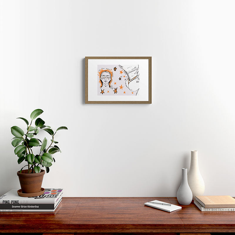 666 Framed Art Print