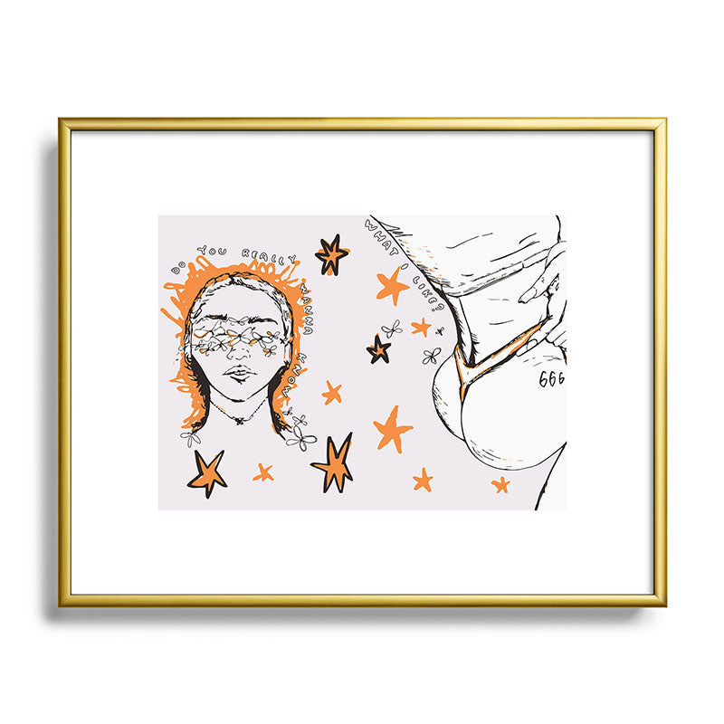 666 Framed Art Print
