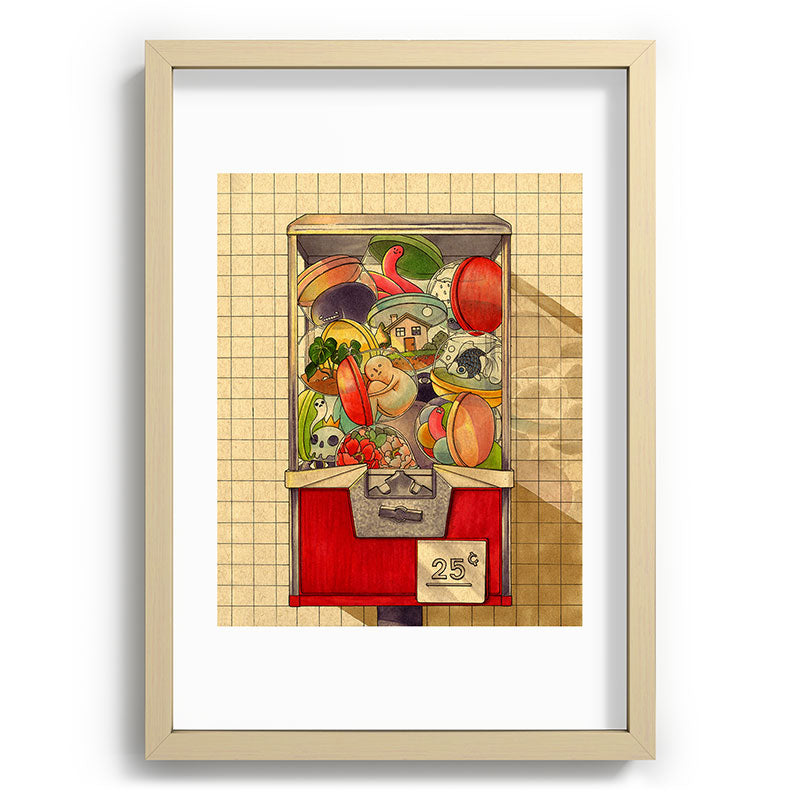 25������ Framed Art Print