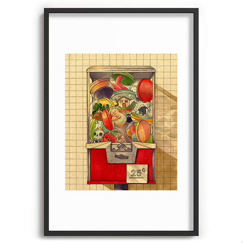 25������ Framed Art Print