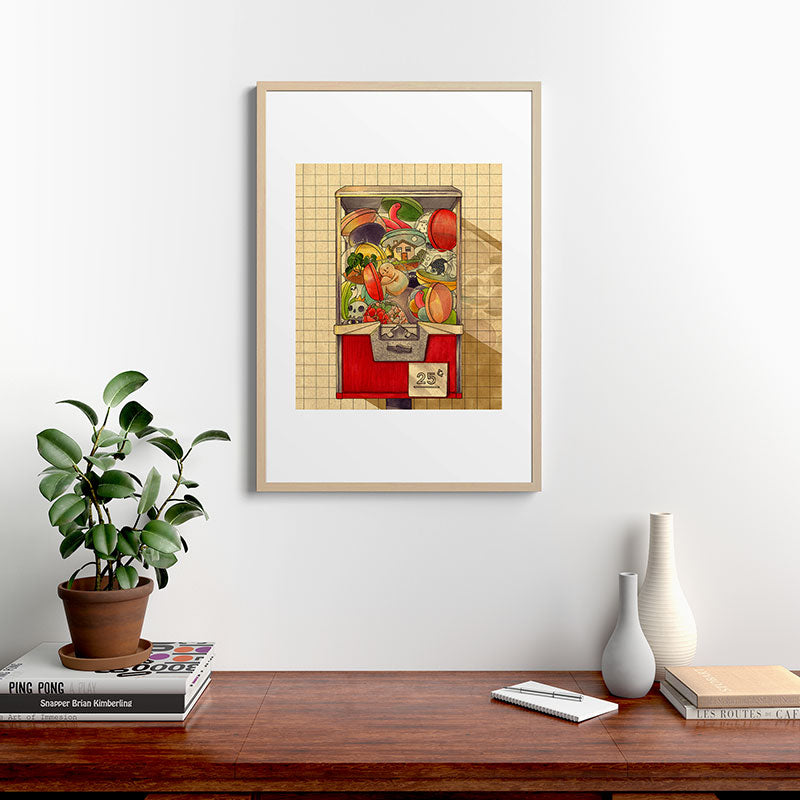 25������ Framed Art Print