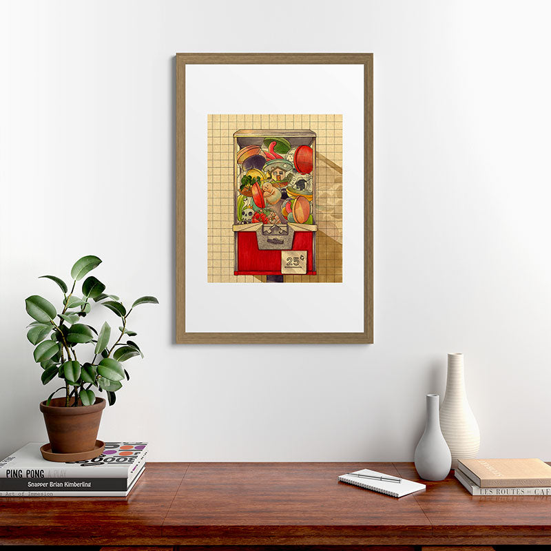 25������ Framed Art Print