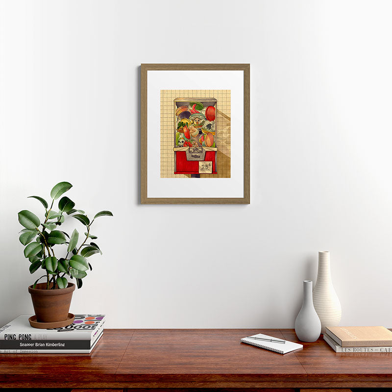25������ Framed Art Print
