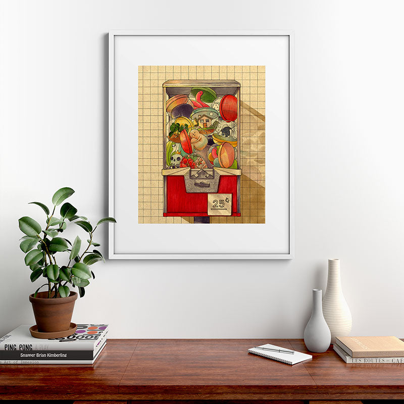 25������ Framed Art Print