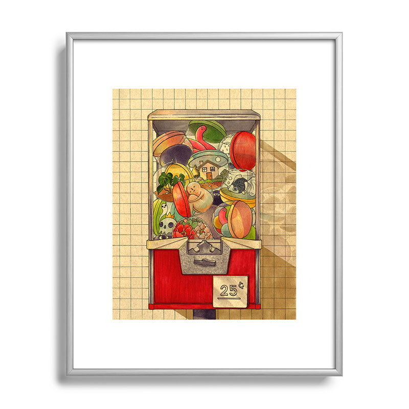 25������ Framed Art Print