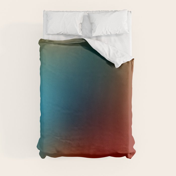 16 Intense Gradient Aura Ombre By Valourine 240821 Duvet Cover