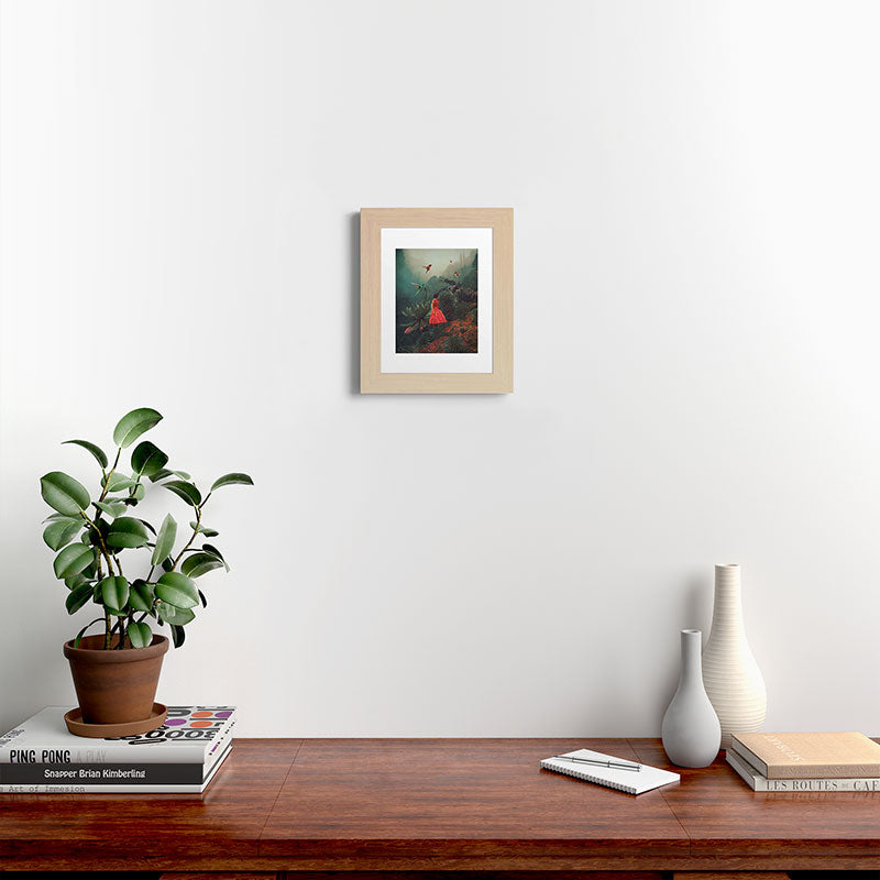 20 Seconds before the Rain Framed Art Print